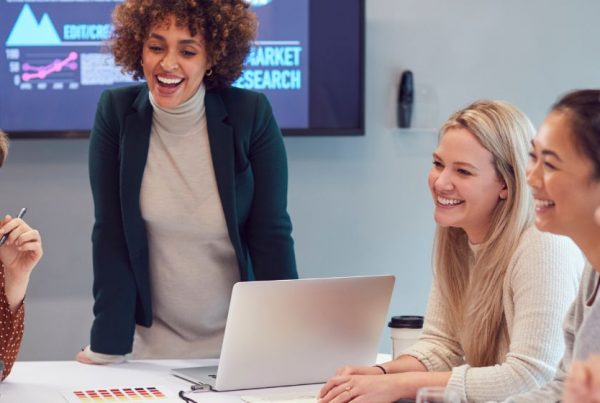 women in a meeting room