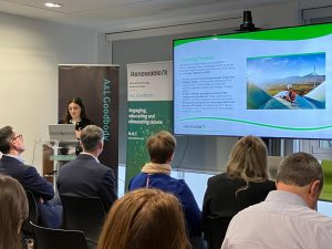 Maddie presenting at planning seminar